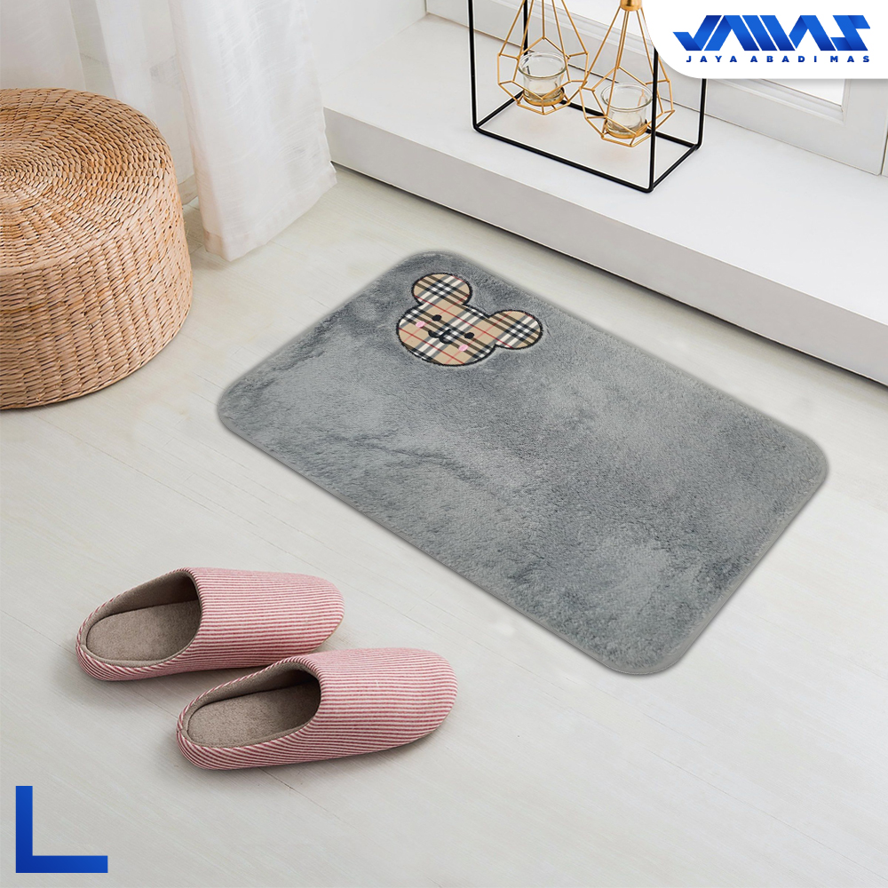 Keset Bulu Angsa Anti slip Ukuran 40x60cm Halus Lembut Karakter Anak